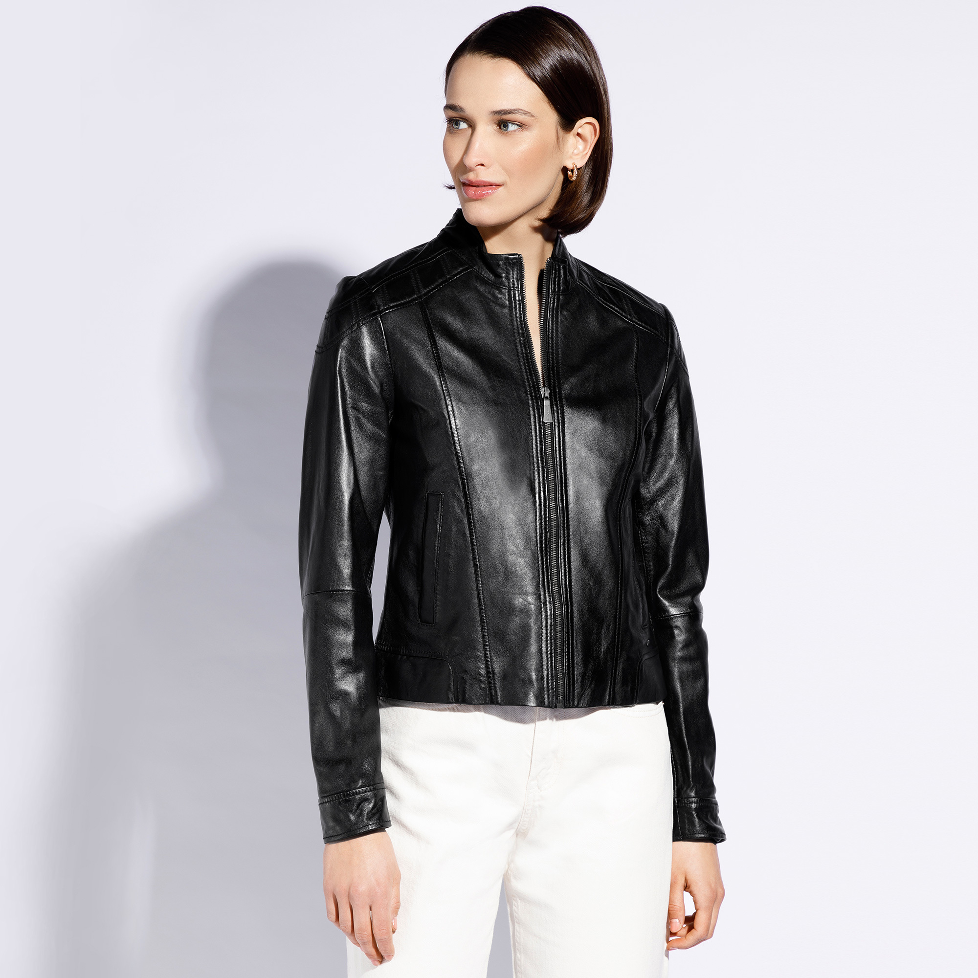 

Кожаная куртка Wittchen Stylish leather jacket, woman, черный