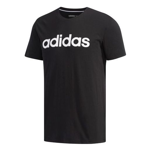 Футболка adidas neo Alphabet Logo Short Sleeve Black, черный