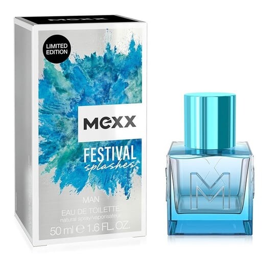 Туалетная вода, 50 мл Mexx, Festival Splashes Men