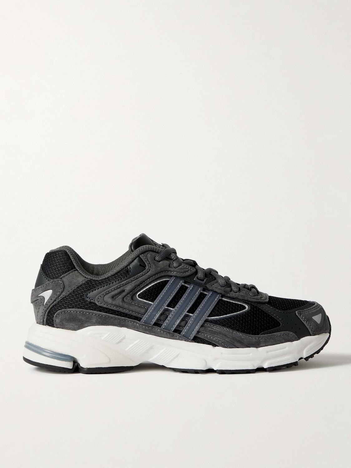 

Кроссовки Response CL из сетки, замши и кожи с резиновой отделкой ADIDAS ORIGINALS, черный