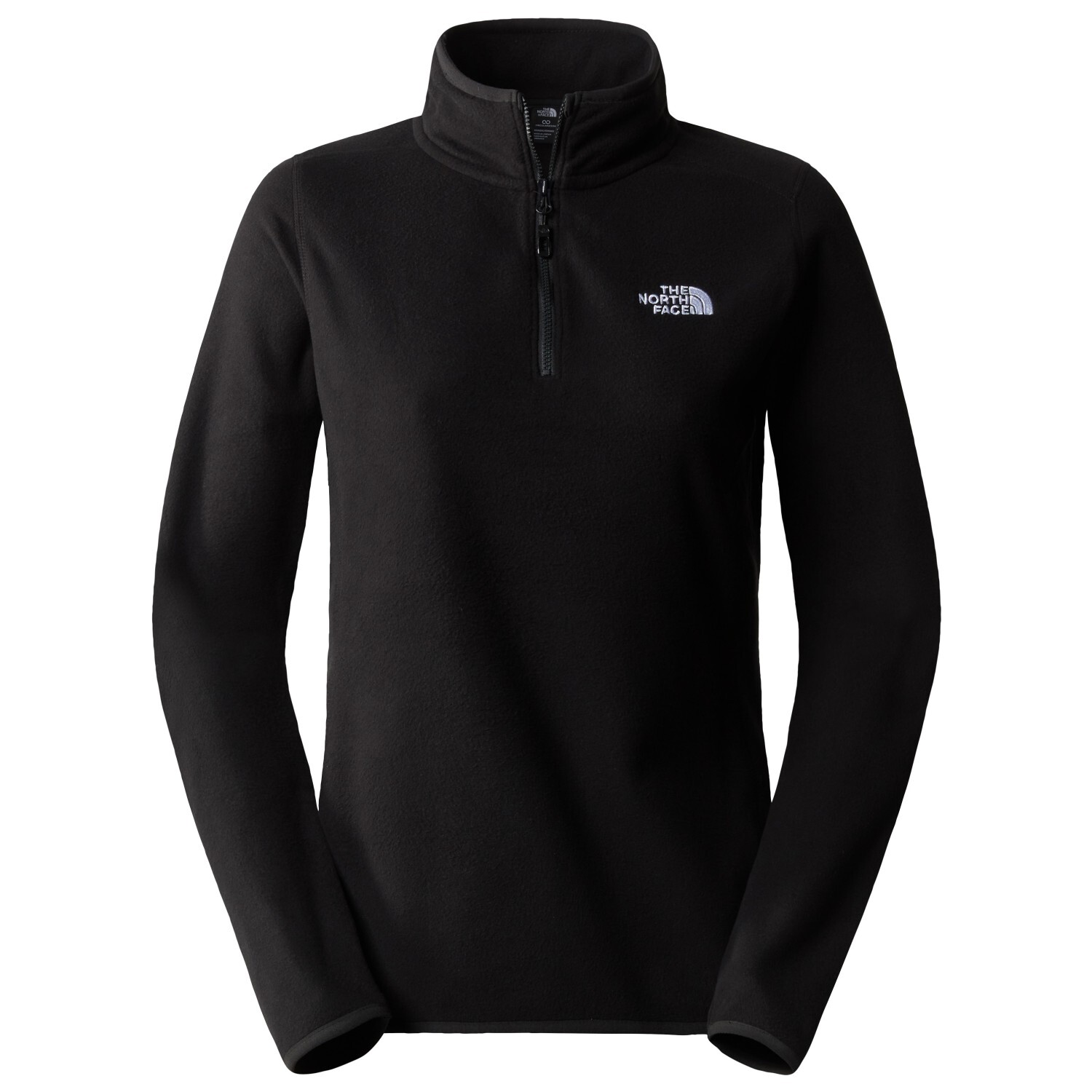 Флисовый свитер The North Face Women's 100 Glacier 1/4 Zip, цвет TNF Black