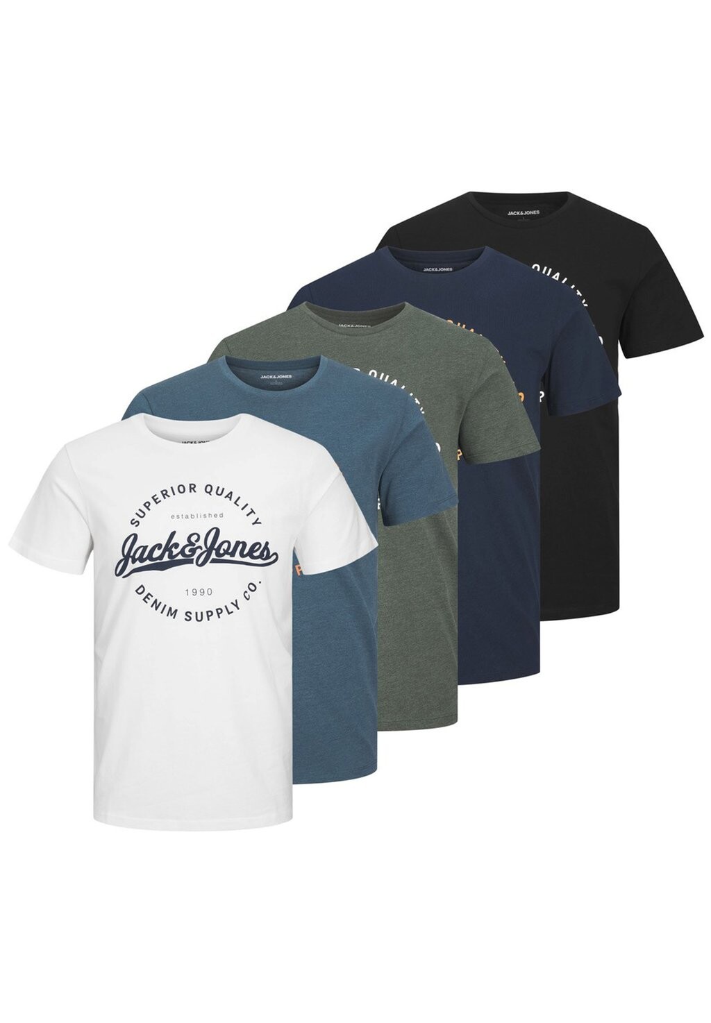 

Футболка с принтом Jack & Jones, черный
