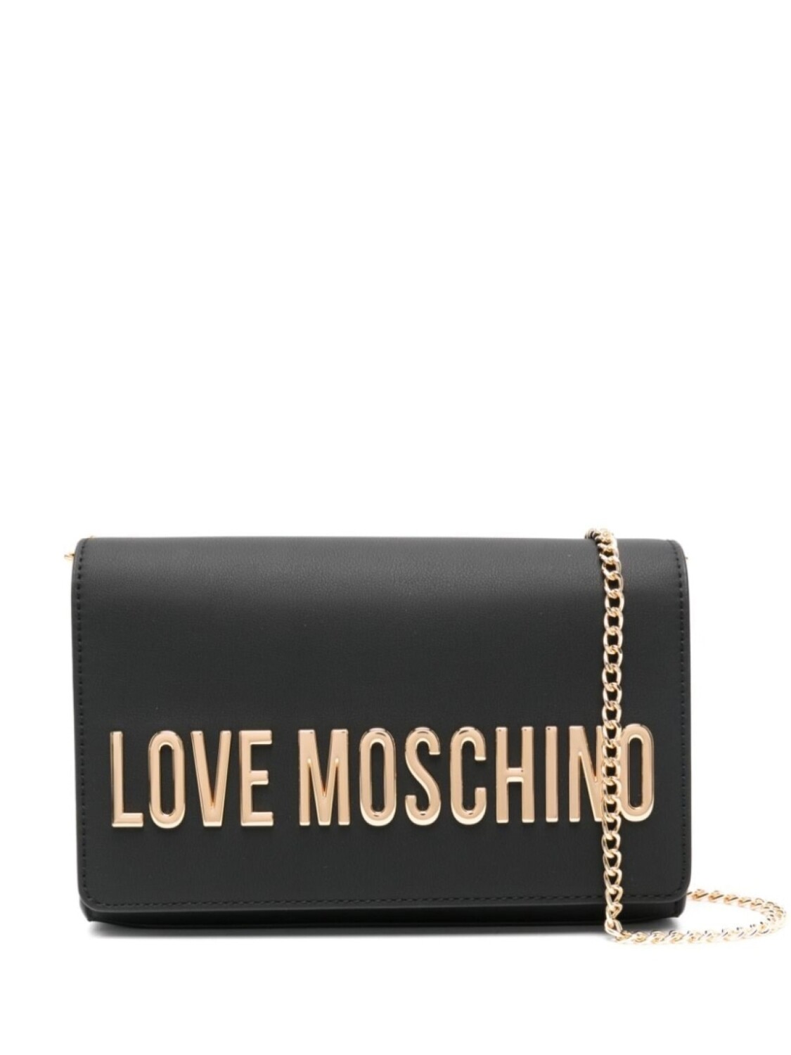 

Love Moschino сумка через плечо с логотипом, черный