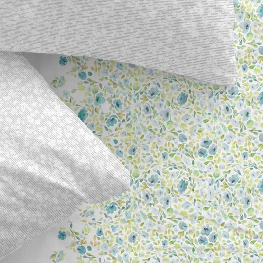 

Комплект простыней из хлопка с принтом Decora Sheets Manterol, разноцветный
