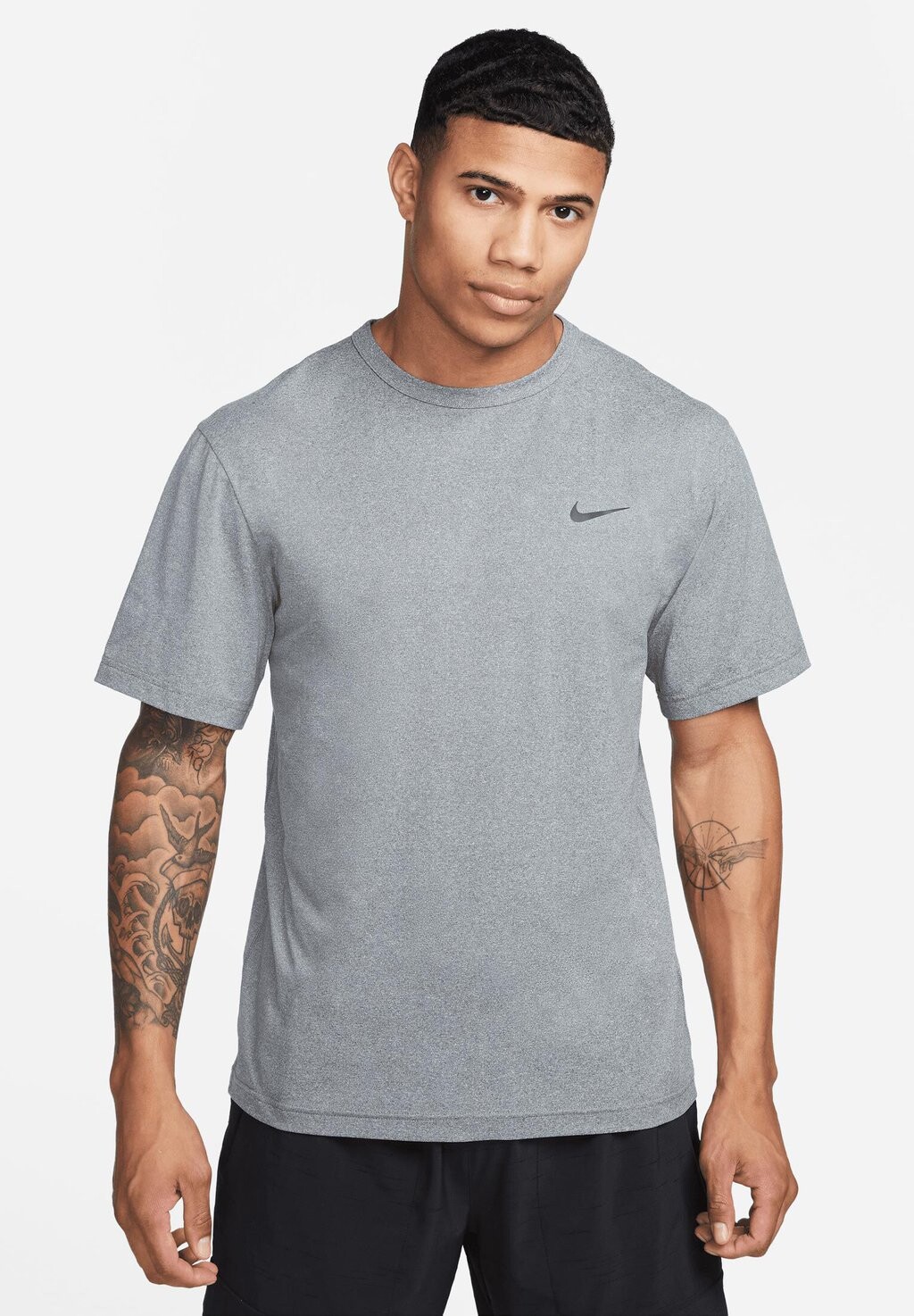 

Спортивная футболка HYVERSE Nike, дымчато-серый/htr/черный