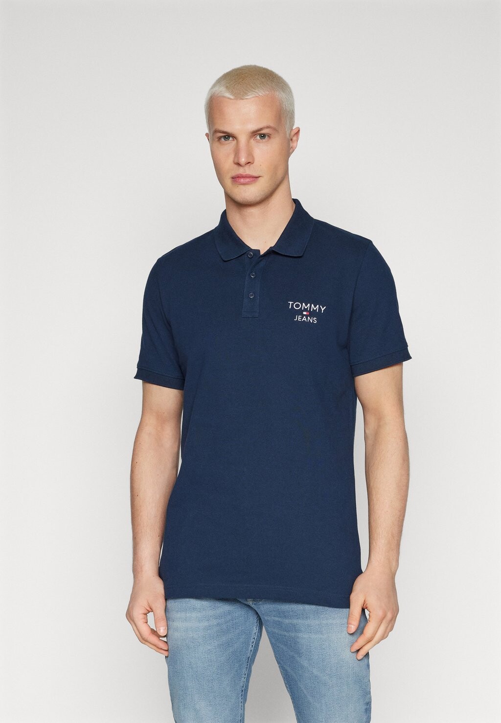 

Рубашка поло Tommy Jeans, темно-синий