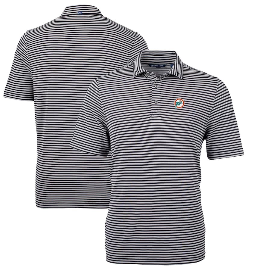 

Поло с коротким рукавом Cutter & Buck Miami Dolphins, черный