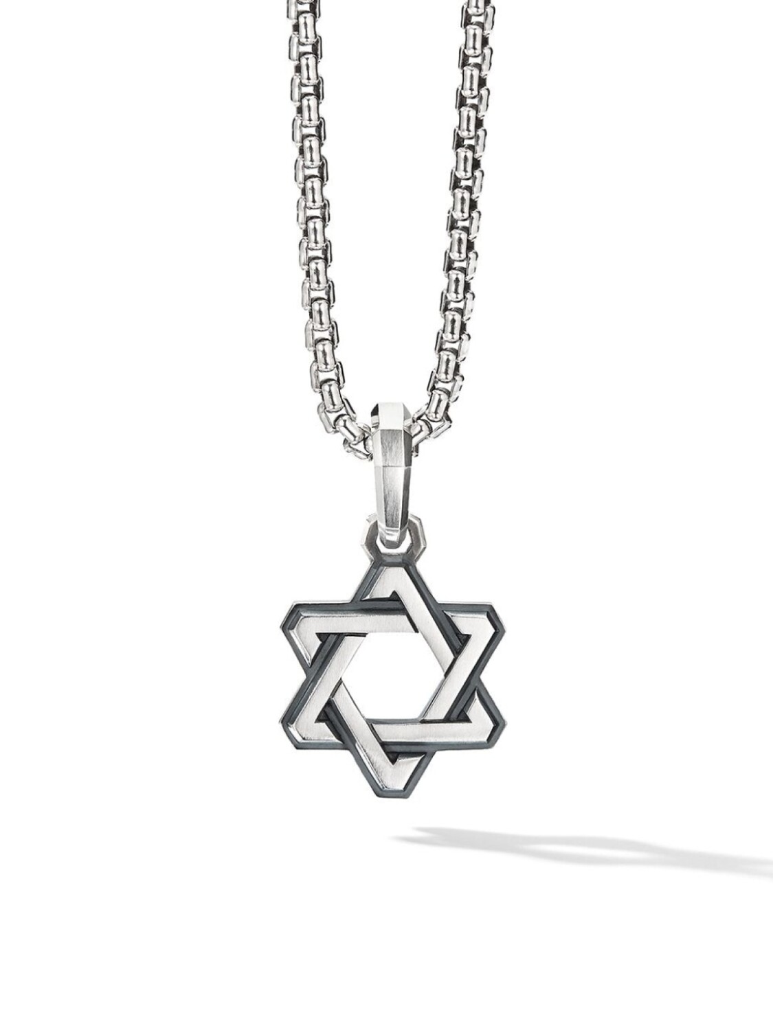 

Серебряная подвеска Deco Star of David David Yurman, серебряный