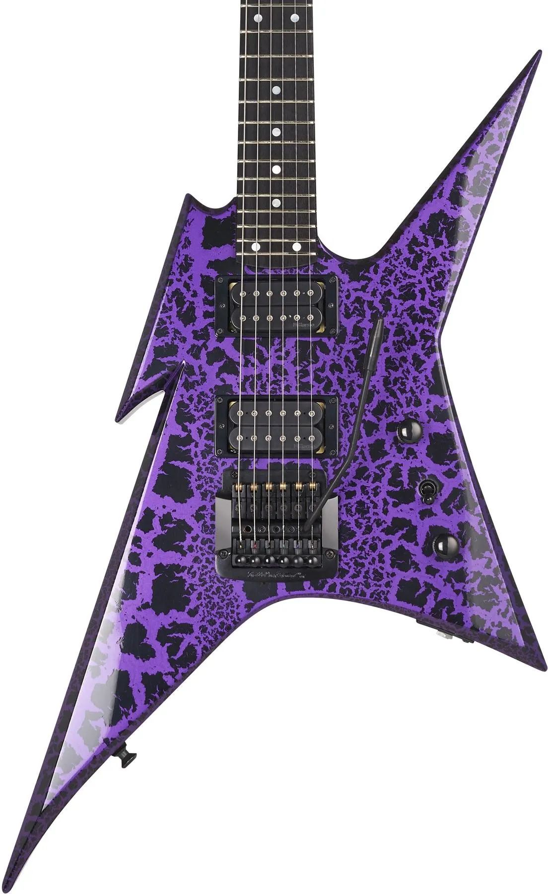 

Нью-Би-Си Электрогитара Rich Ironbird MK2 Legacy USA Kahler - Purple Crackle