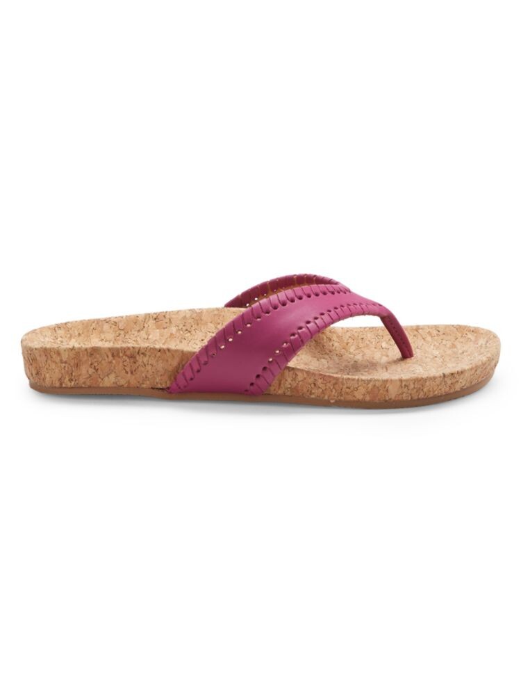 

Кожаные шлепанцы Thelma Comfort Jack Rogers, цвет Orchid