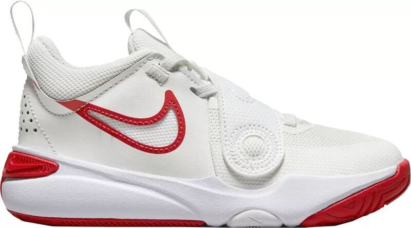 

Детские баскетбольные кроссовки Nike для дошкольников Team Hustle D 11, красный