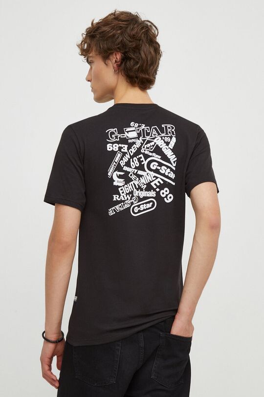 

Хлопковая футболка G-Star Raw, черный