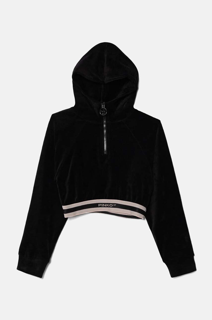 

Бархатный свитшот Pinko Up для детей, черный
