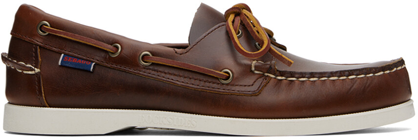 

Коричневые вощеные топсайдеры Portland Sebago