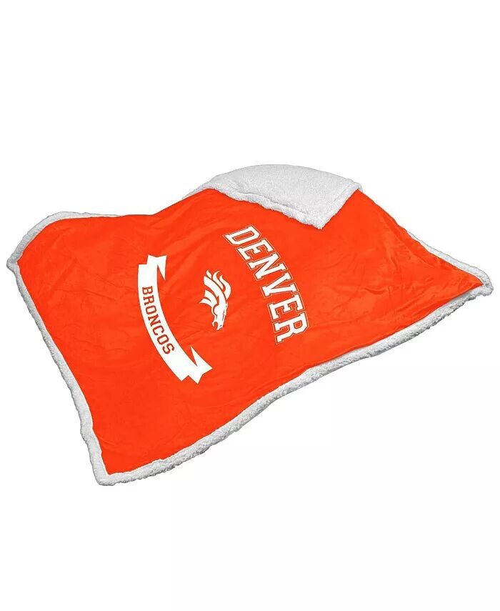 

Одеяло из шерпы Denver Broncos размером 50 x 60 дюймов Logo Brands, оранжевый