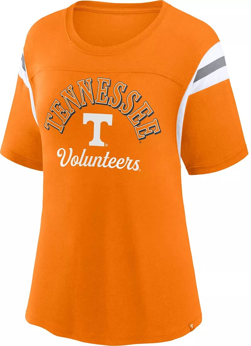 

Женская футболка NCAA Tennessee Volunteers Tennessee Orange BiBlend Colorblock