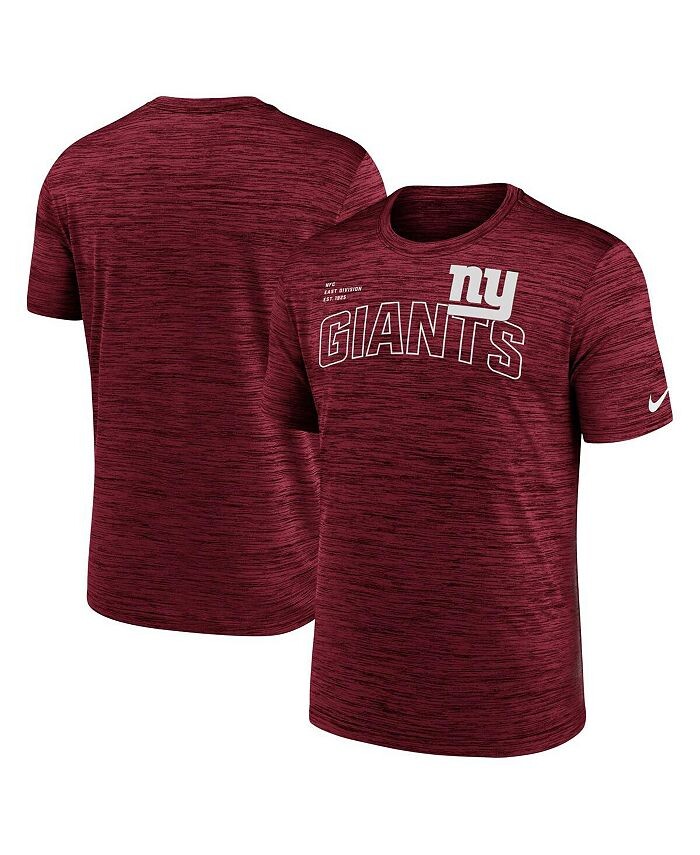 

Мужская красная футболка New York Giants Velocity Arch Performance Nike, красный