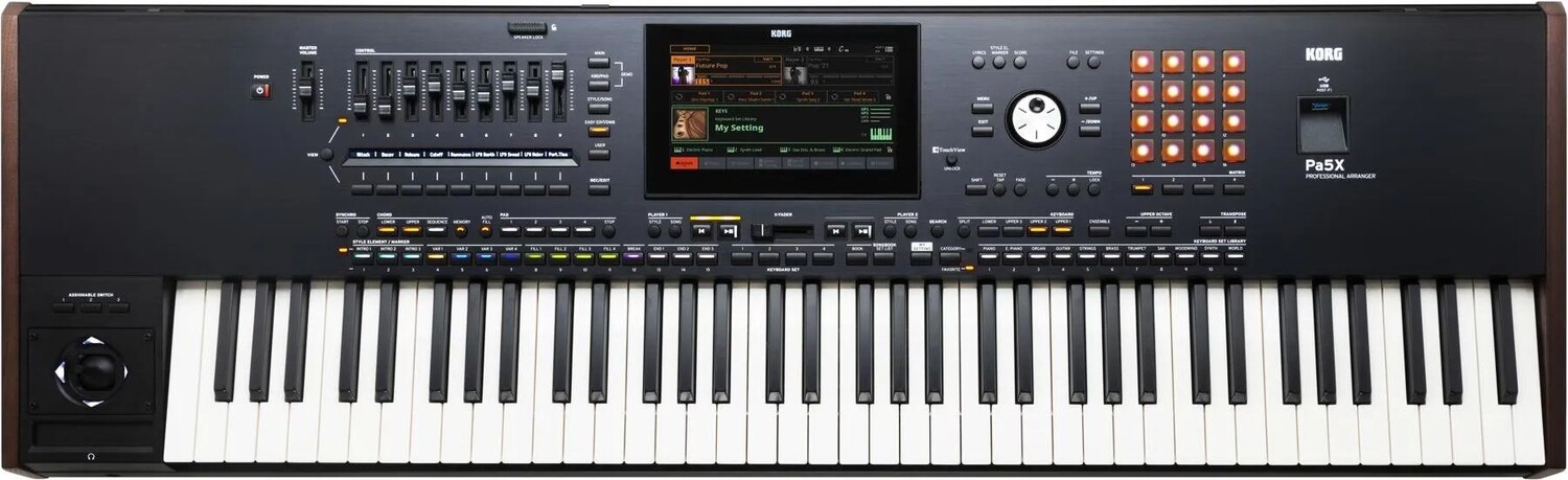 

Korg Pa5X 76 76-клавишная рабочая станция аранжировщика