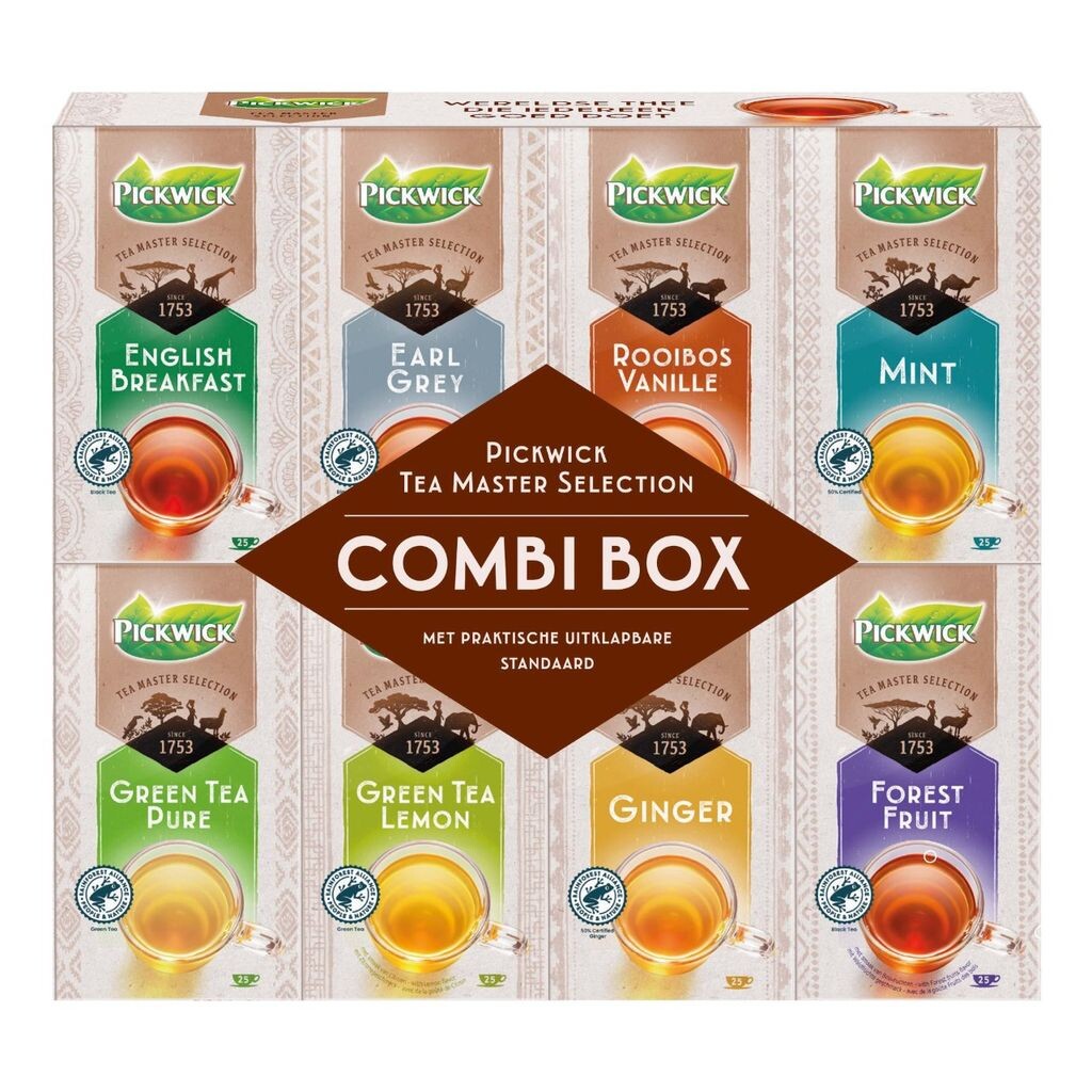 

Pickwick Combibox Tea Master Selection 8 отделений 120 грамм