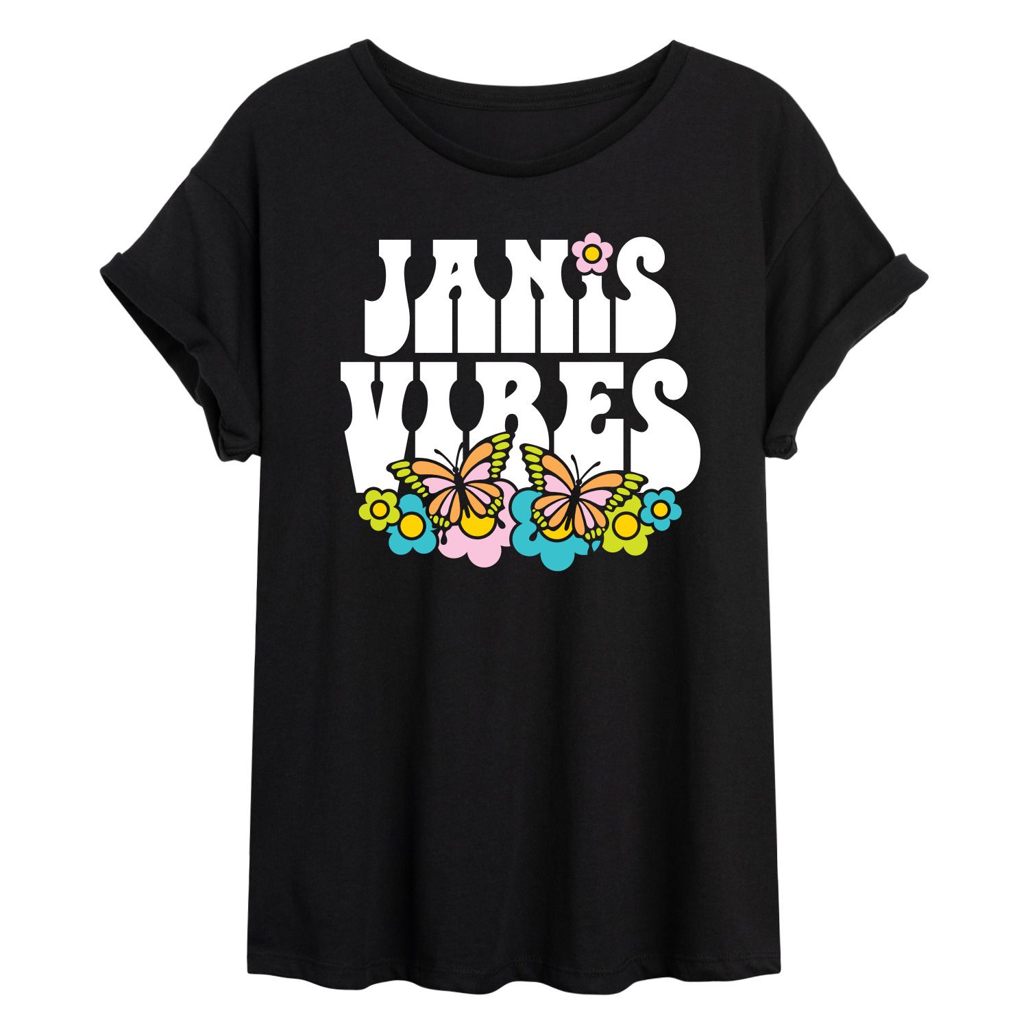 Юниорская футболка Janis Vibes с струящимся рисунком Licensed Character