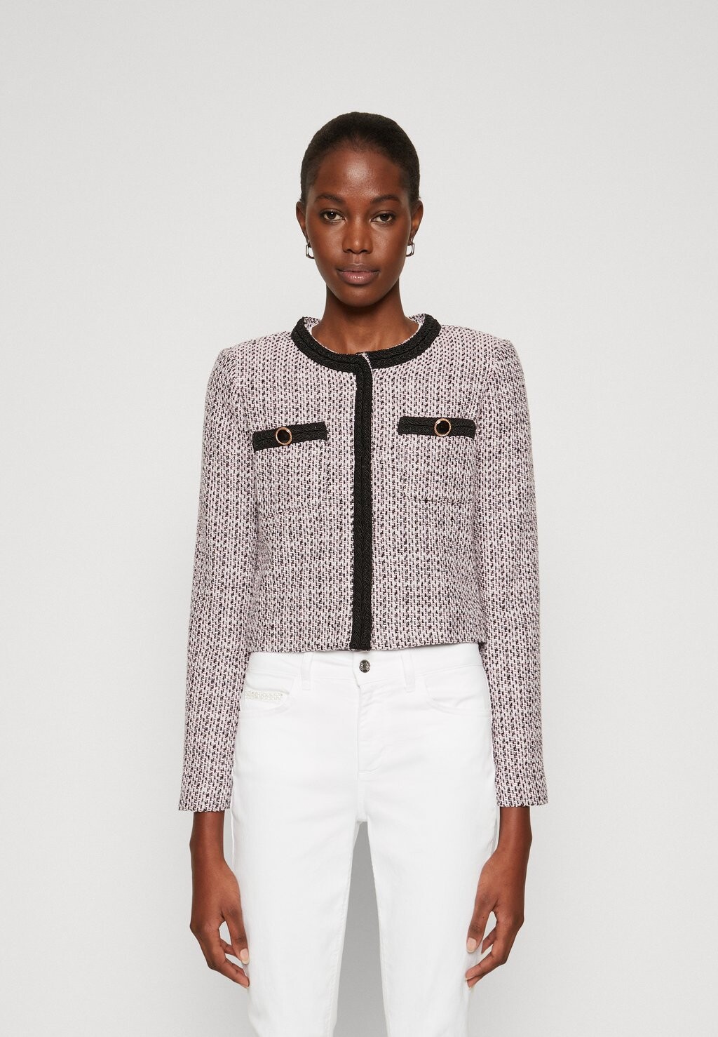 

Блейзер Giacca Boucle LIU JO, цвет pink/black