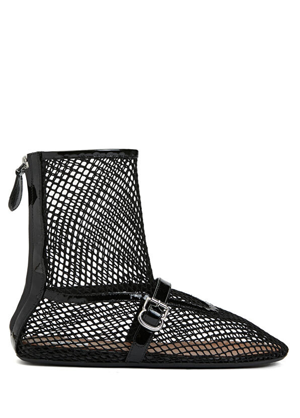 

Женские ботинки с сетчатой текстурой Alaïa, черный