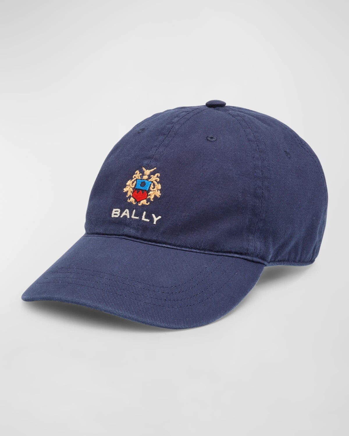 

Мужская бейсболка с вышитым логотипом и гербом Bally, цвет Marine 50
