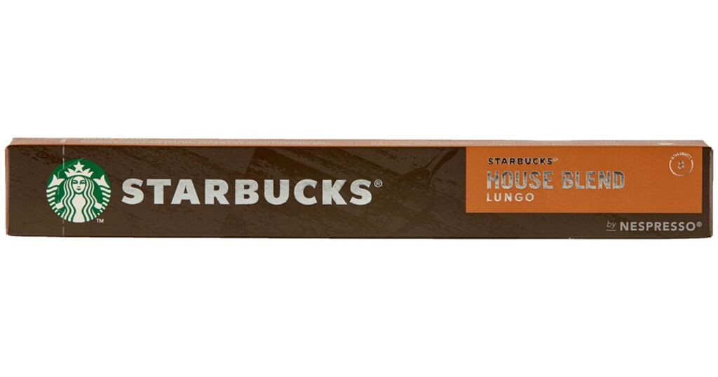 

STARBUCKS House Blend Лунго 10 капсул 1 упаковка Nestlé