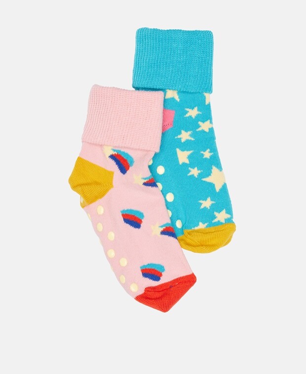 

Носки, упаковка 2 шт. Happy Socks, светло-розовый
