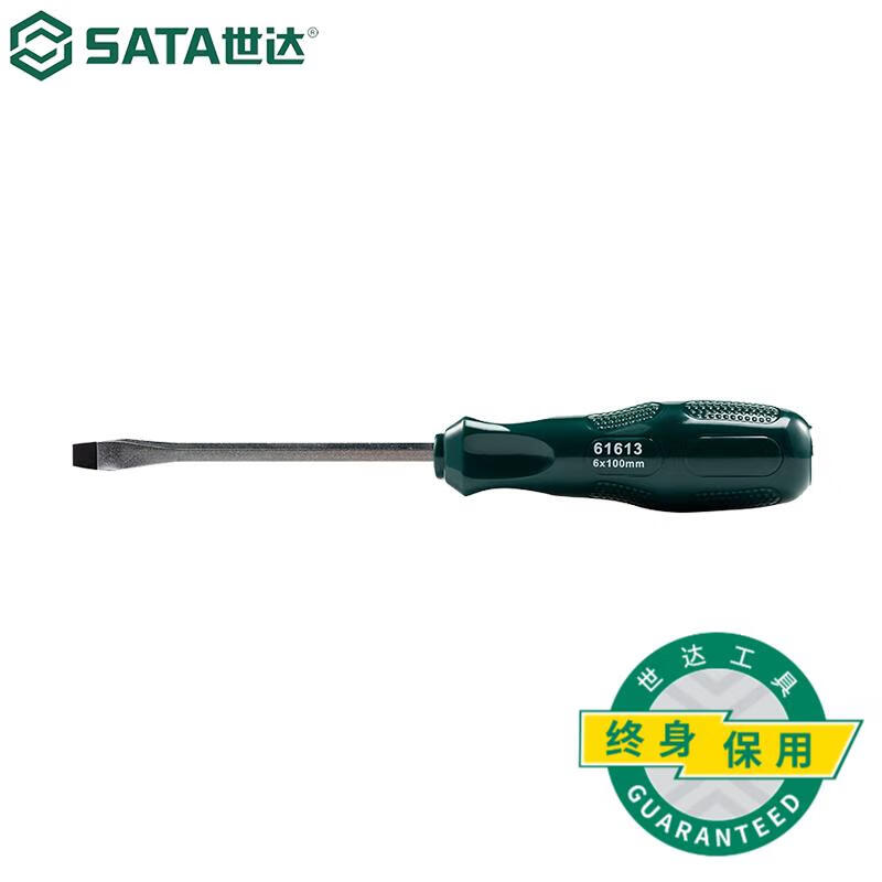 SATA 61613 Серия шлицевая отвертка 6x100MM