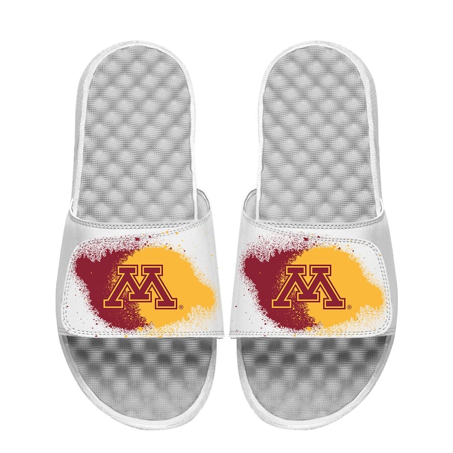 

Шлепанцы ISlide Minnesota Golden Gophers, белый