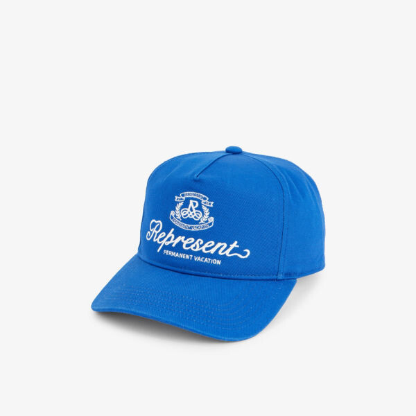 

Кепка из хлопчатобумажной саржи для постоянного отпуска Represent, синий
