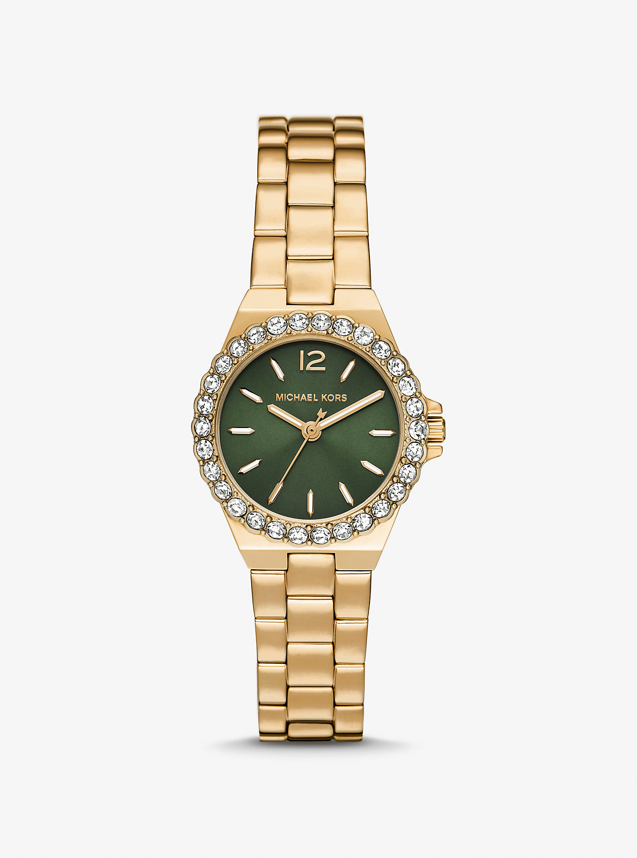 

Золотистые часы Mini Lennox Pavé Michael Kors, желтый