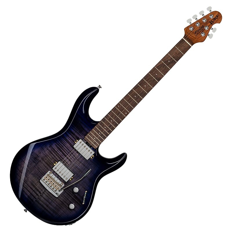 

Электрогитара Sterling by Music Man Luke Signature, Flame Maple Blueberry Burst