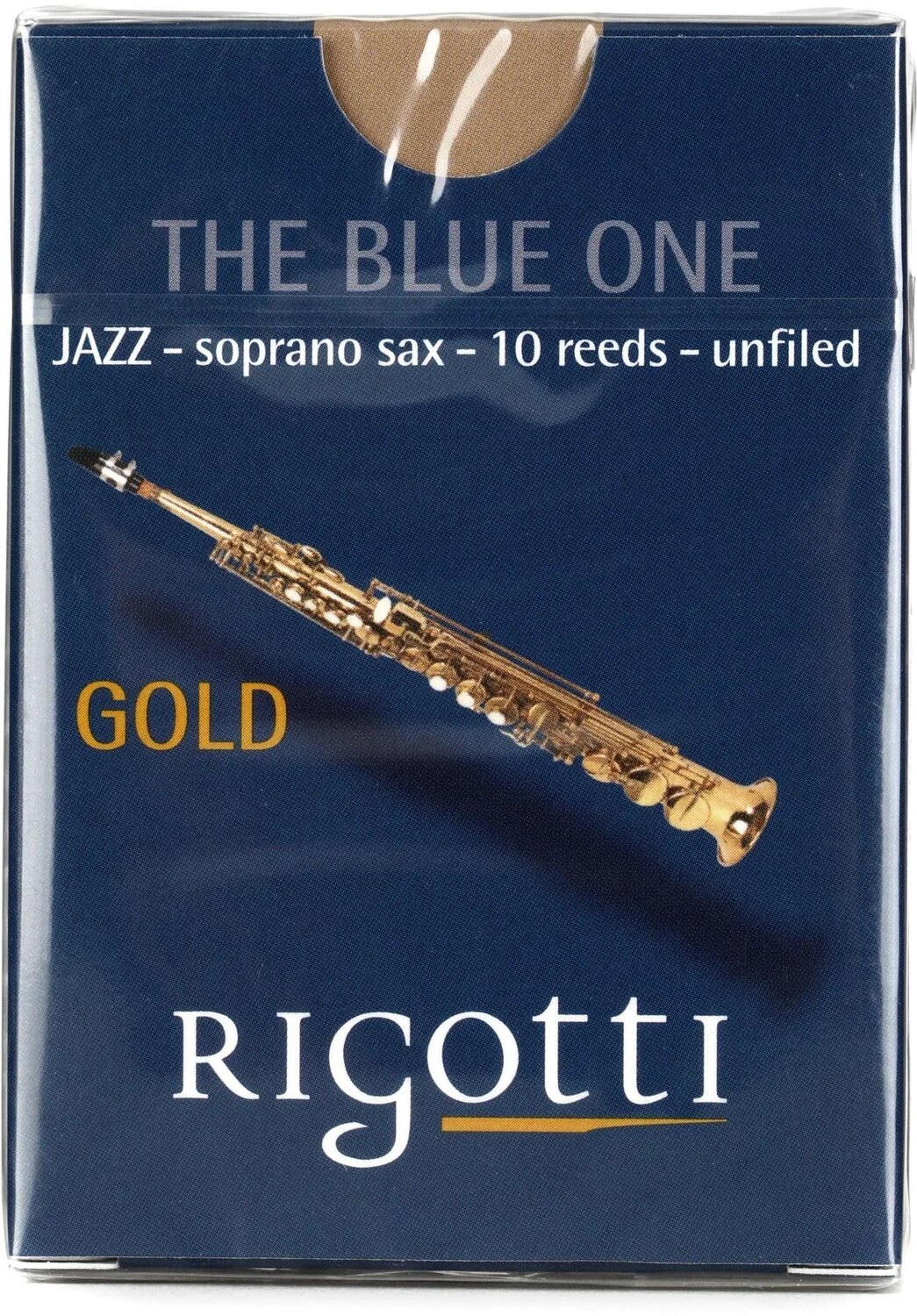 

Трости для саксофона Rigotti RG.JSS Gold Jazz Soprano — 2 средних (упаковка по 10 шт.)