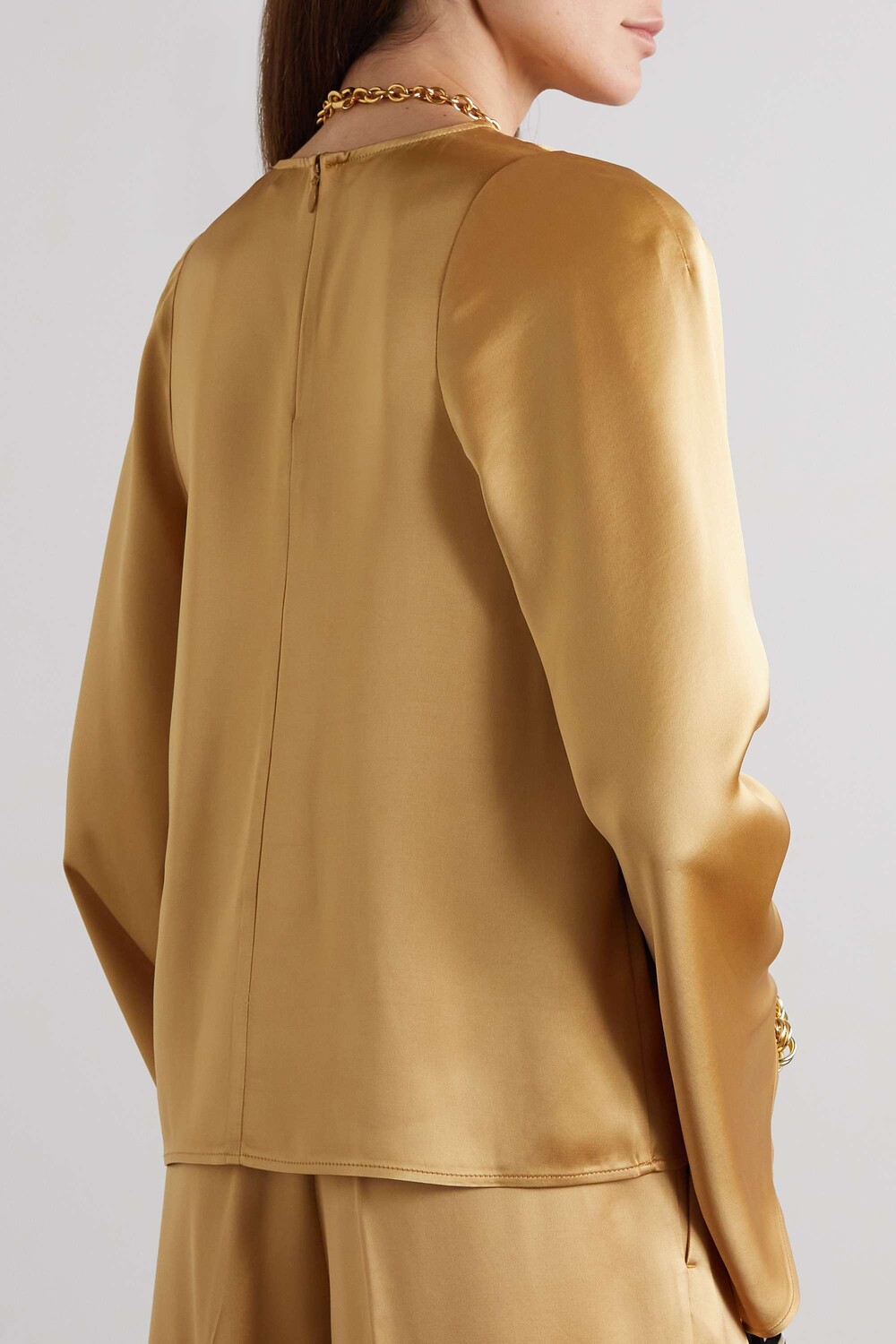 

BY MALENE BIRGER атласная блузка Brynnas