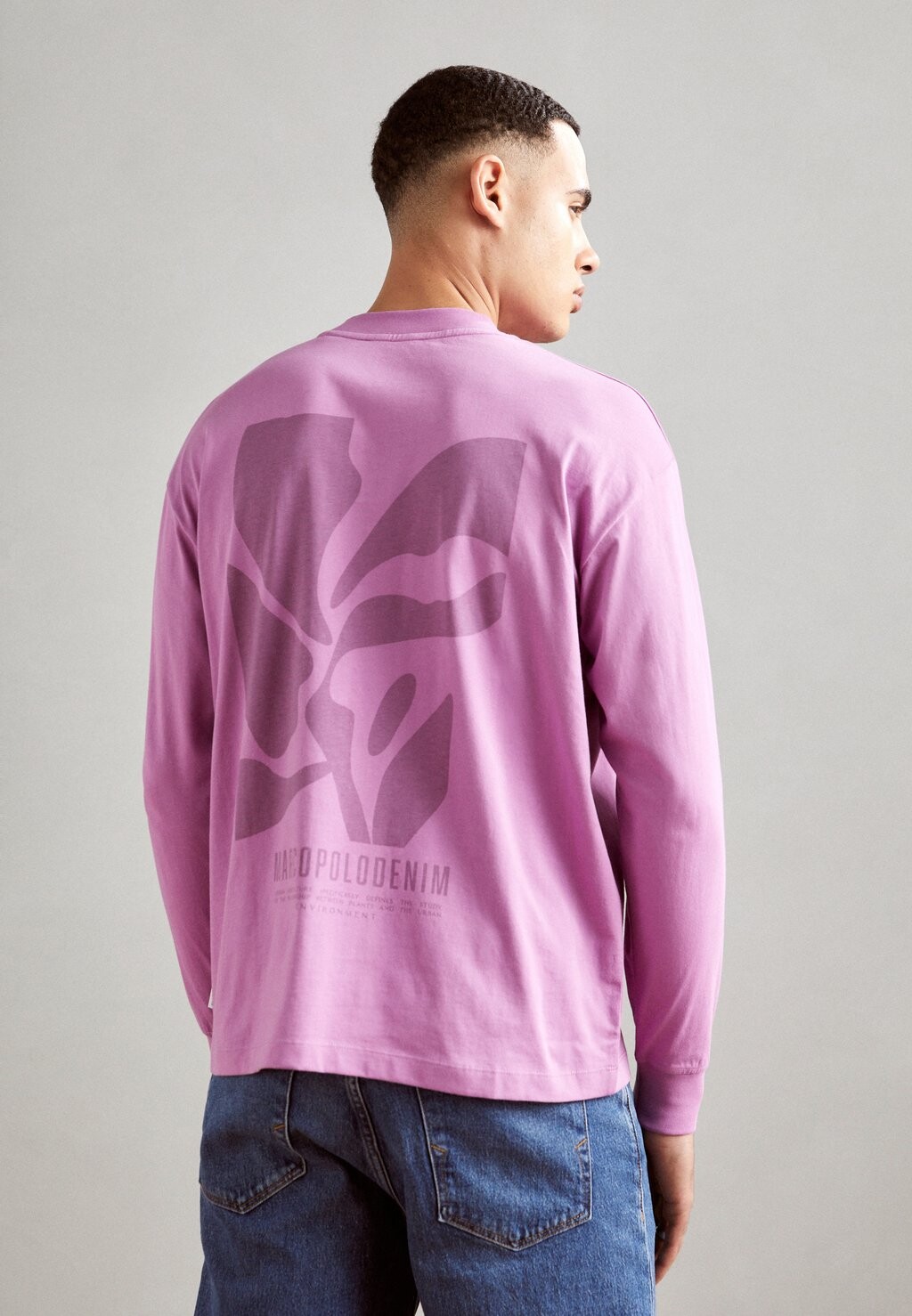 

Топ с длинными рукавами LONG SLEEVE CHEST PRINT Marc O'Polo DENIM, цвет periwinkle