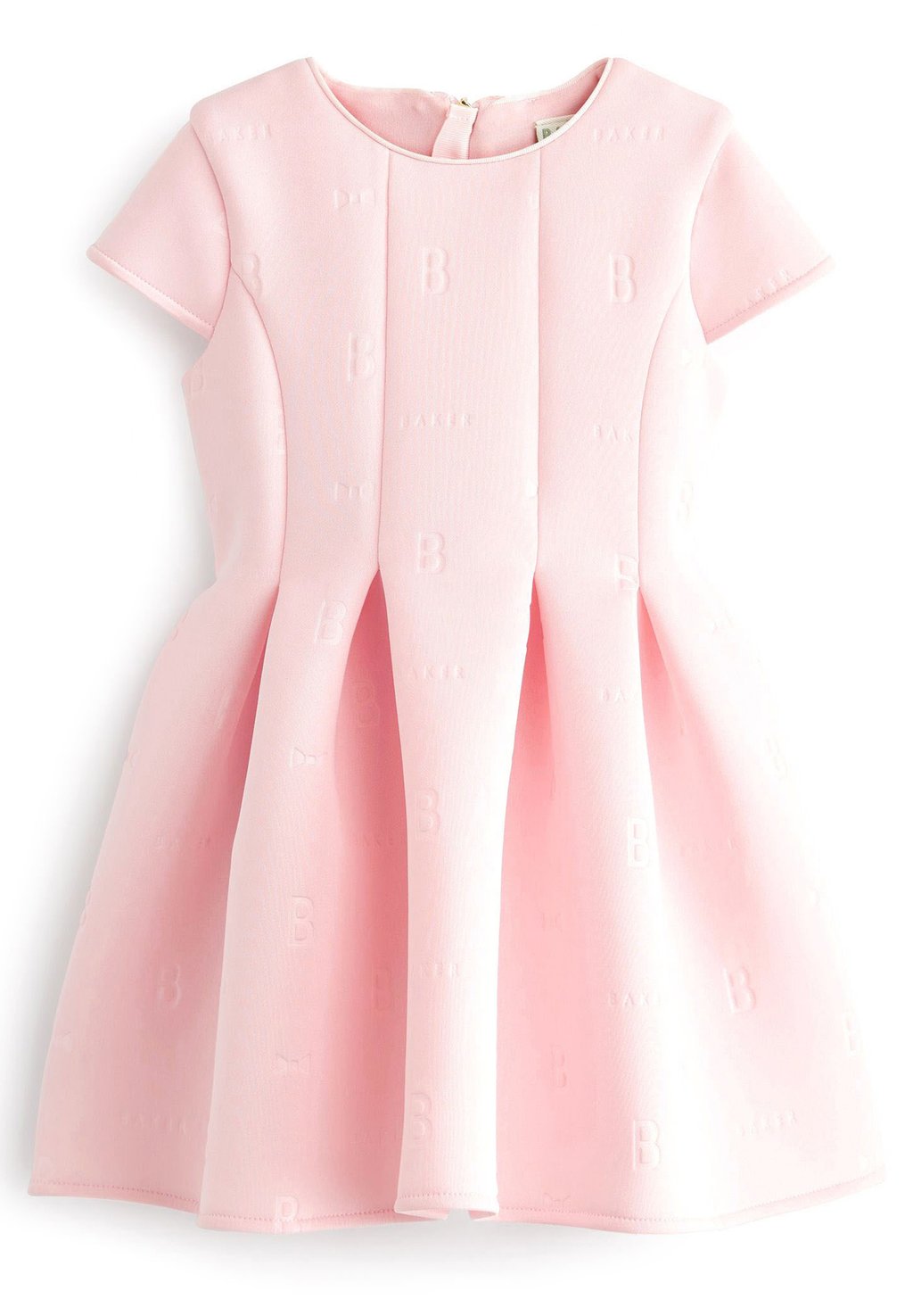 цена Летнее платье Baker By Ted Baker Pink Embossed Scuba Dress Baker by Ted Baker, розовый
