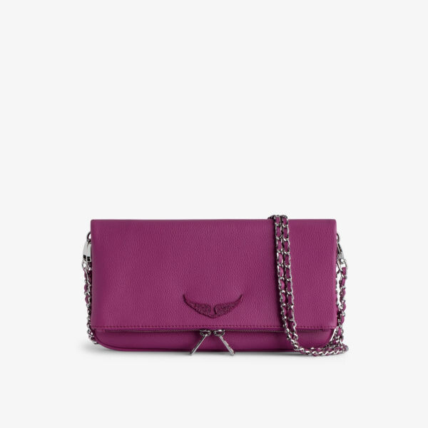 

Клатч из зерненой кожи rock Zadig&Voltaire, цвет glam