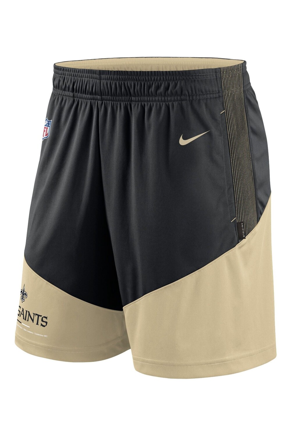 

Трикотажные шорты Nike New Orleans Saints On-field Dri-Fit Nike, черный