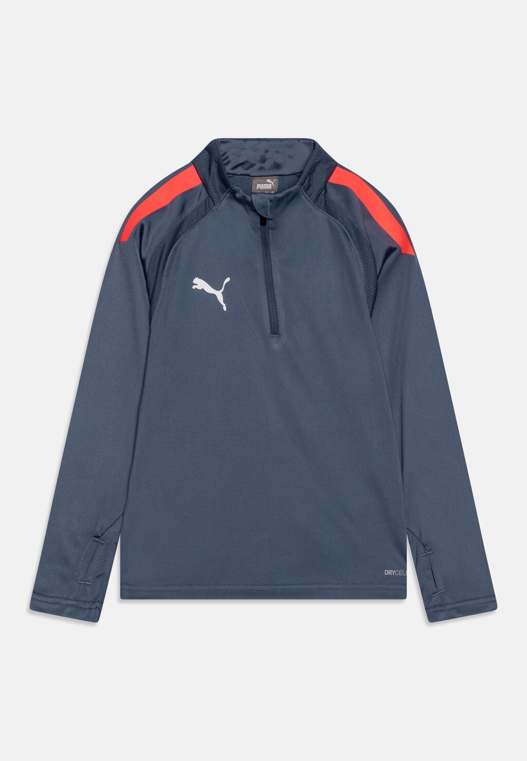 

Футболка Teamliga Zip Unisex Puma, цвет inky blue/fire orchid