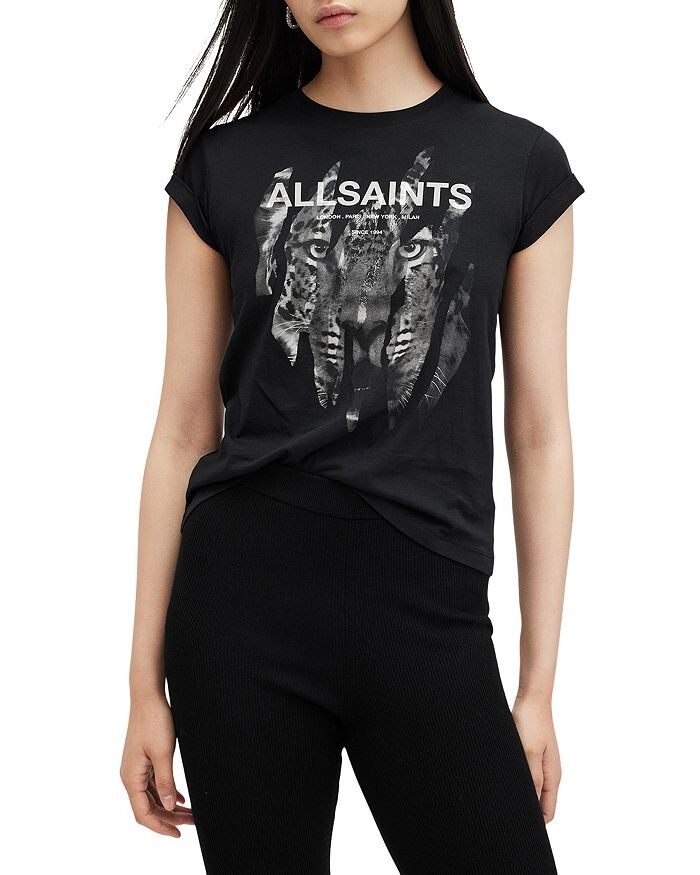 

Футболка ALLSAINTS Reproar Anna, черный