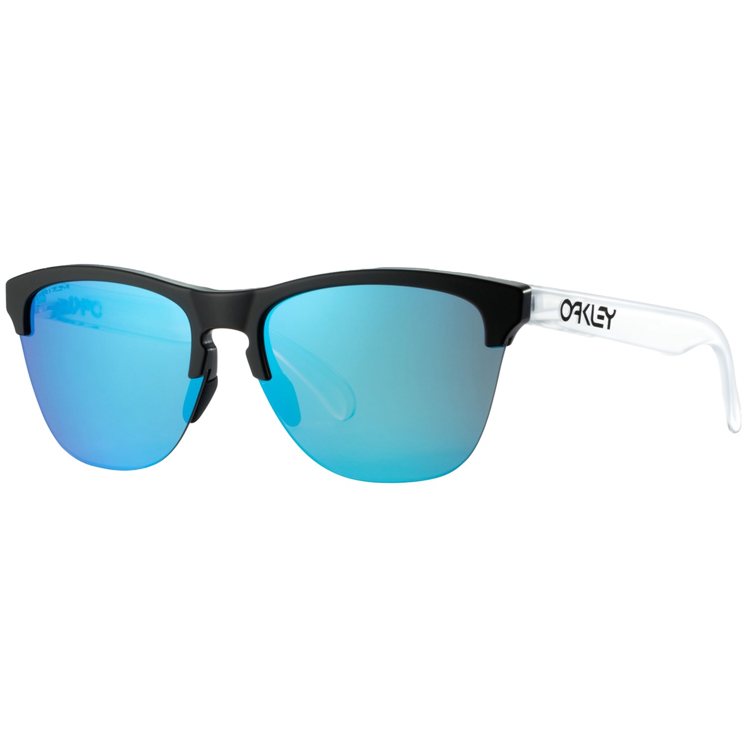 Солнцезащитные очки Oakley Frogskins Lite, цвет Matte Black/Matte Clear/Prizm Sapphire