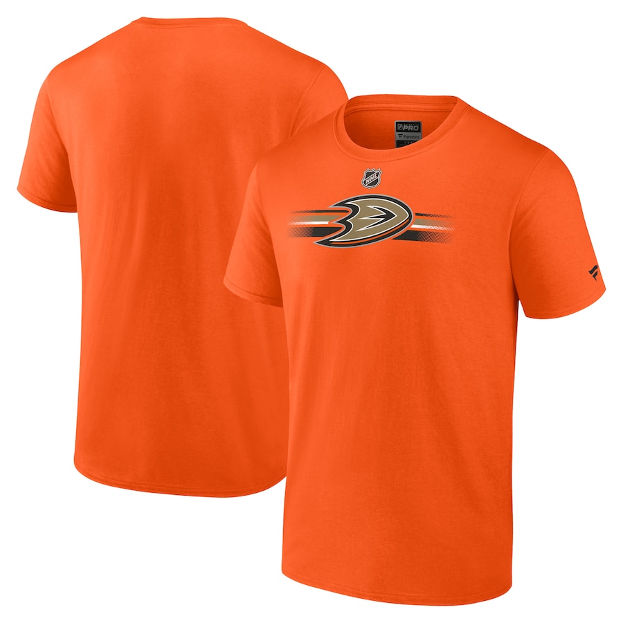 

Футболка с коротким рукавом Fanatics Branded Anaheim Ducks, оранжевый