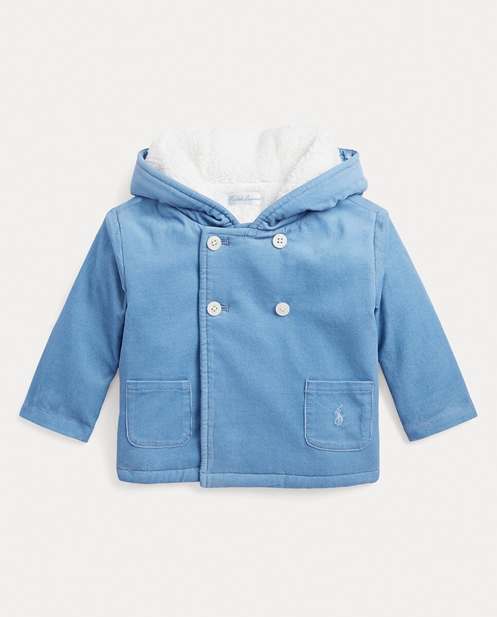 

Синее хлопковое пальто для мальчика Polo Ralph Lauren, синий