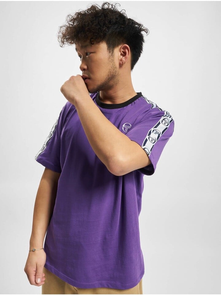 

Футболка Sergio Tacchini s, цвет purple/white