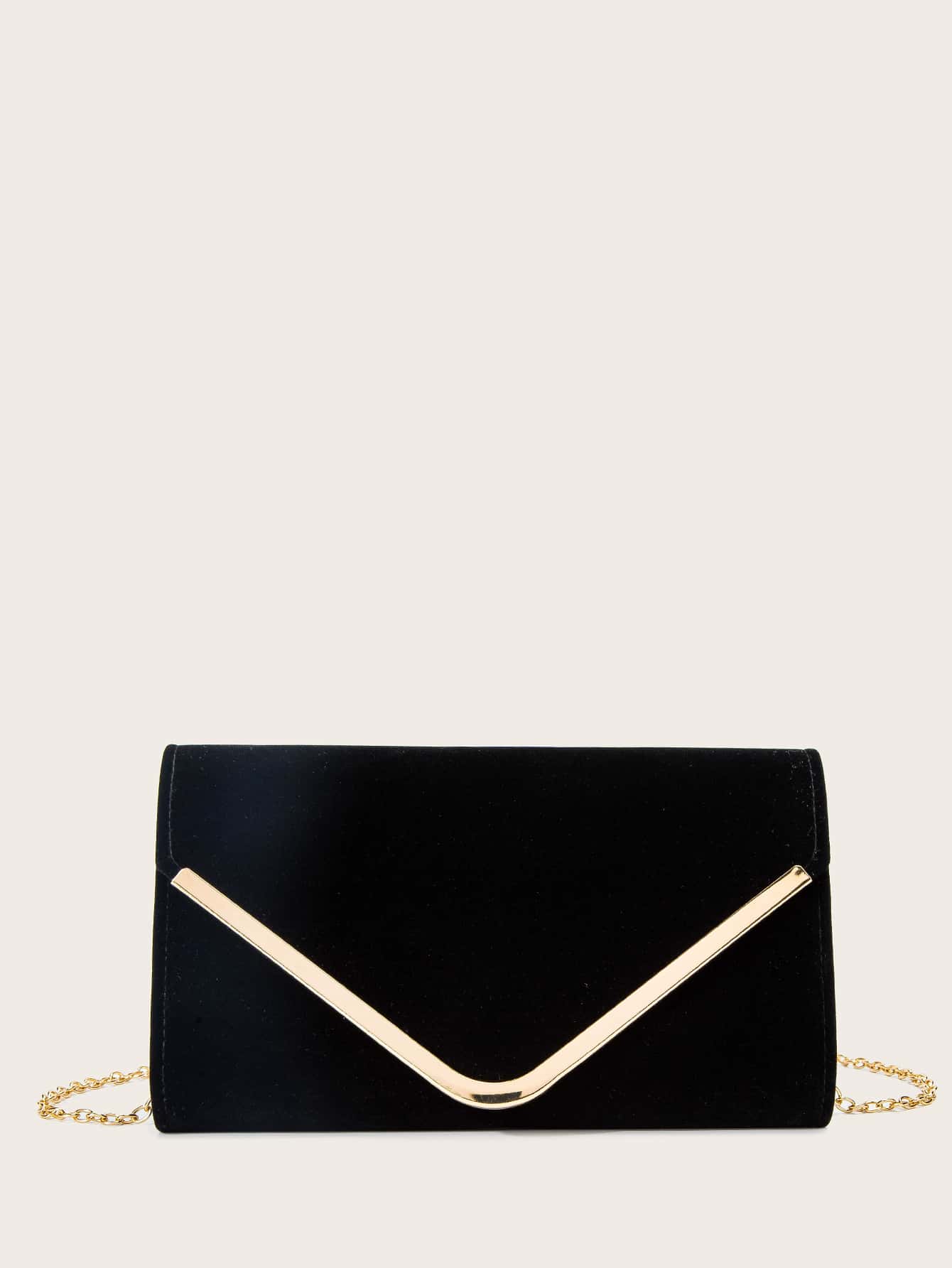 V-образная вечерняя сумка/клатч/свадебная сумка/сумка через плечо, черный сумка клатч неушанка вечерняя текстиль золотой бежевый