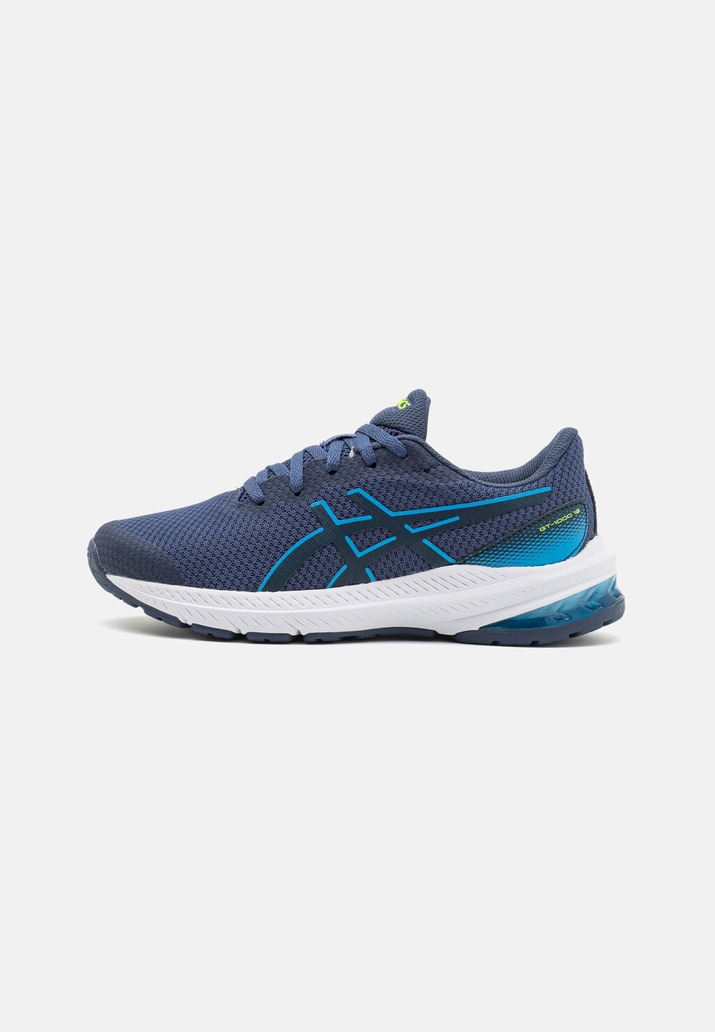 Кроссовки нейтрального цвета GT-1000 12 UNISEX ASICS, цвет thunder blue/french blue