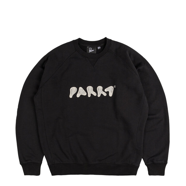 

Толстовка blob logo crew neck sweatshirt By Parra, черный