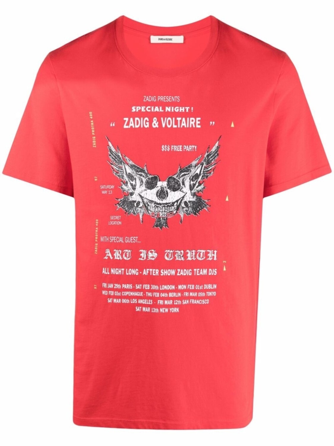 

Zadig&Voltaire футболка Courtney с графичным принтом, красный